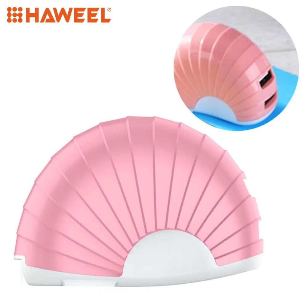 

HAWEEL 2.1A Dual USB Ports Power Adapter Travel Wall Charger For iPad , iPhone and Other Smart Phones Rechargeable Devices