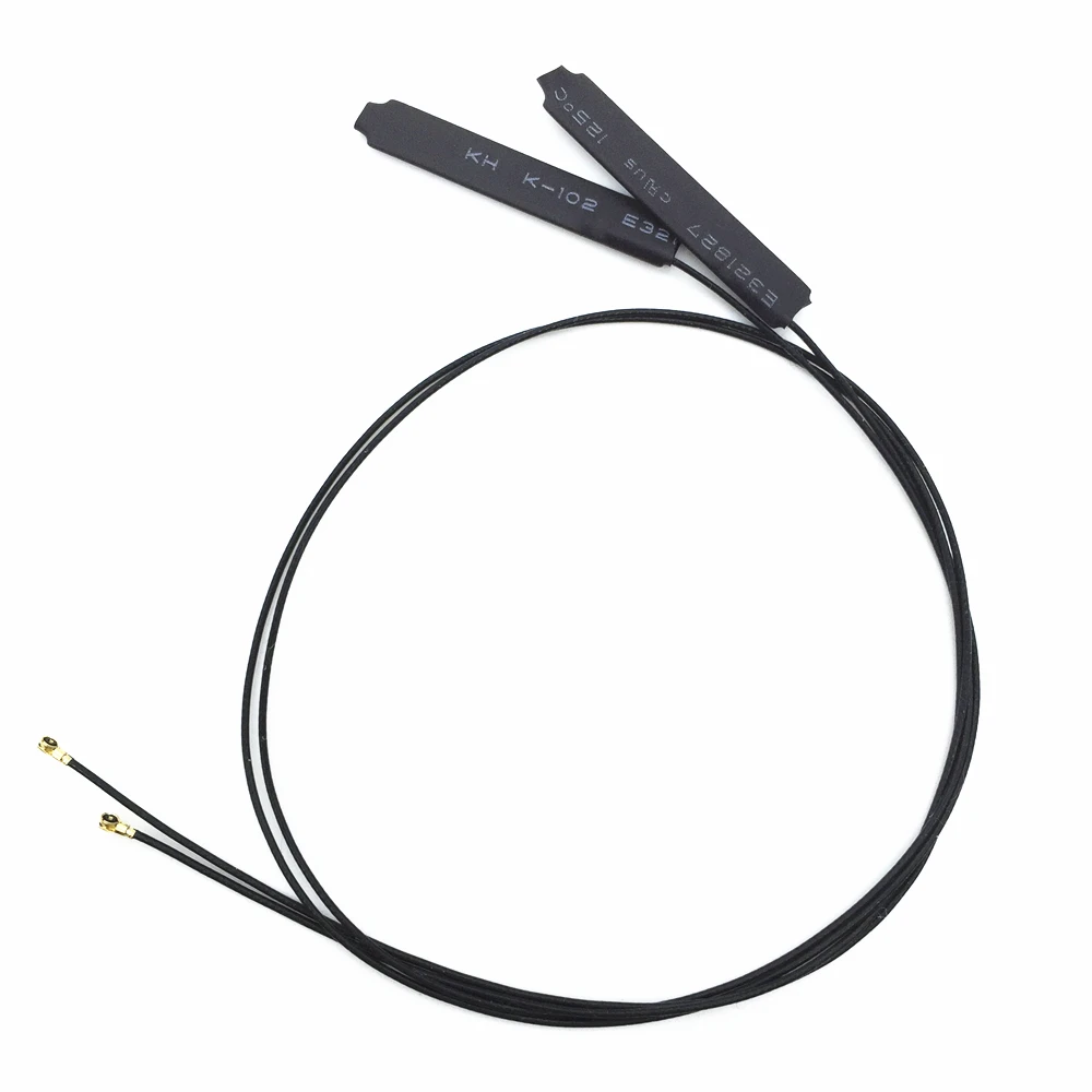 

Внутренние антенны MHF4 2 шт., 40 см/15,7 ", 2,4/5G, Wi-Fi антенны для карт DW1560, DW1830, BCM94360NG, Intel AX210, AX200, AC, NGFF, M.2
