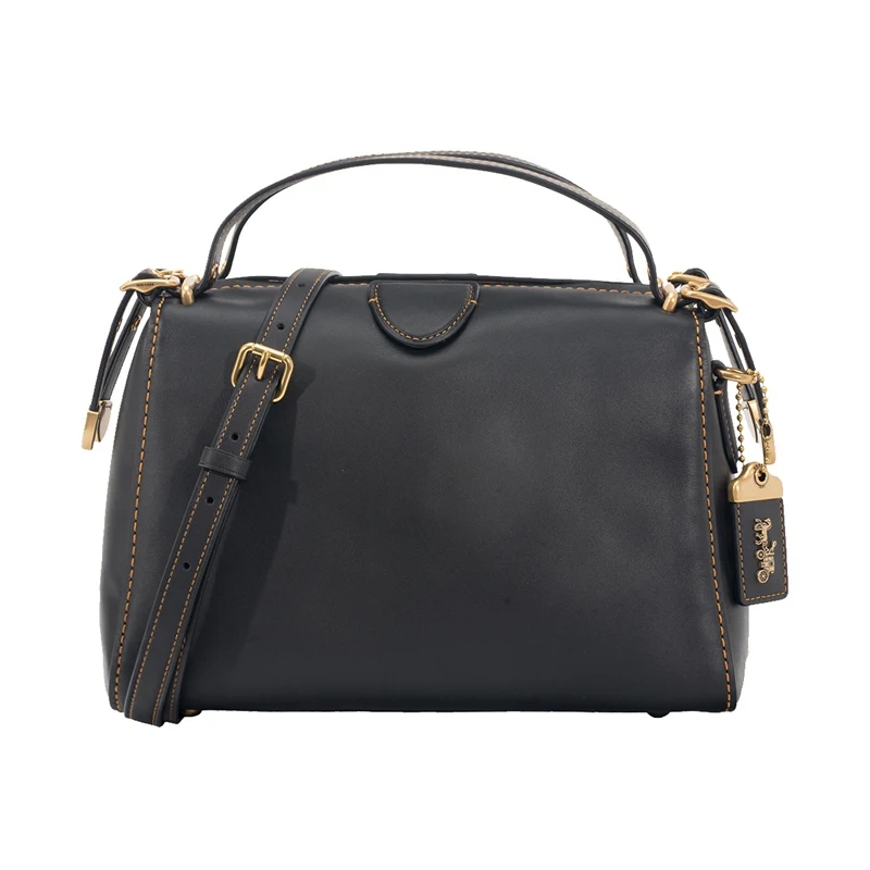 black31724B4BK Тренерская кожаная сумка-портфель 31724/31722 - Цвет: black31724B4BK