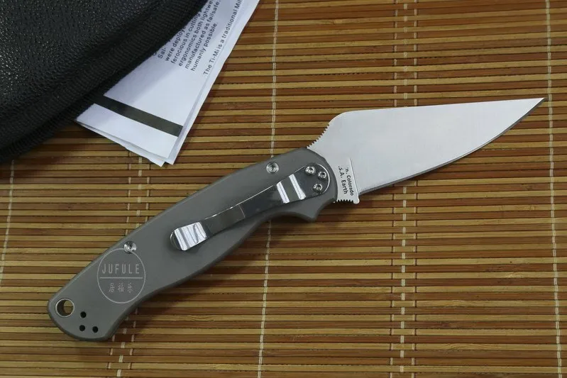 JUFULE OEM Titanium handle Para Military 2 C81 S30V blade ball bearing Folding hunt outdoor multi EDC Tool Utility kitchen Knife JUFULE OEM Titanium handle Para Military 2 C81 S30V blade ball bearing Folding hunt outdoor multi EDC Tool Utility kitchen Knife