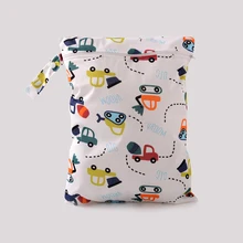 New High Quality Waterproof Reusable Baby Diaper Wet Bags 5 Colors Single Layer Nappy Bag For Mother Stroller Bag Size:30*40cm