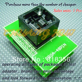 

FBGA-48PIN Programmer Adapter BGA48 TO DIP48 Adapter/IC SOCKET/IC Test Socket