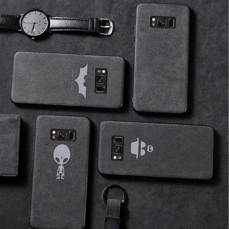 MaxGear мягкий замшевый Меховой чехол для Samsung Galaxy S7 Edge S8 S9 S10 Plus S10E Note 8 9 брендовые