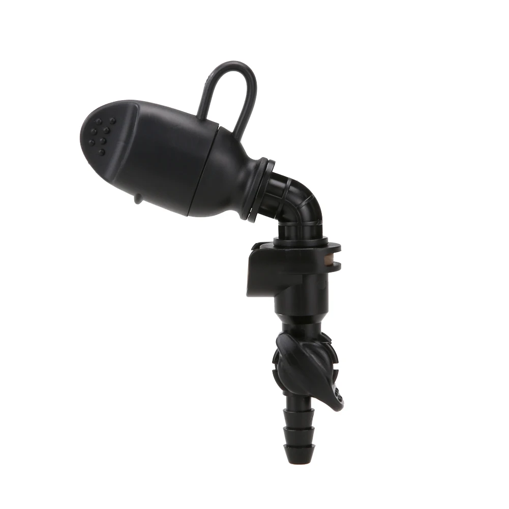 

1Pcs Black Color Outdoor Water Bags Silicone 90 Degree Straight Hydration Pack Suction Nozzle Bite Valve Camping Essential