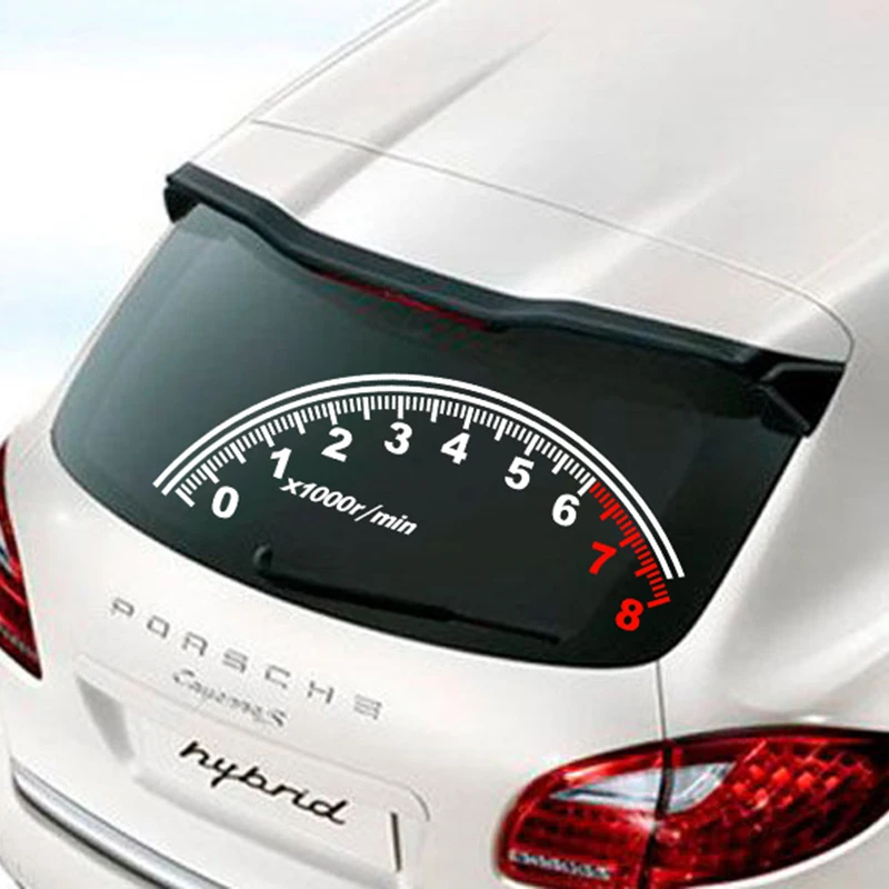 

Fashion Reflective Speedometer decoration Car Rear Window decals and stickers for NISSAN/HYUNDAI/TOYOTA/HONDA/FORD