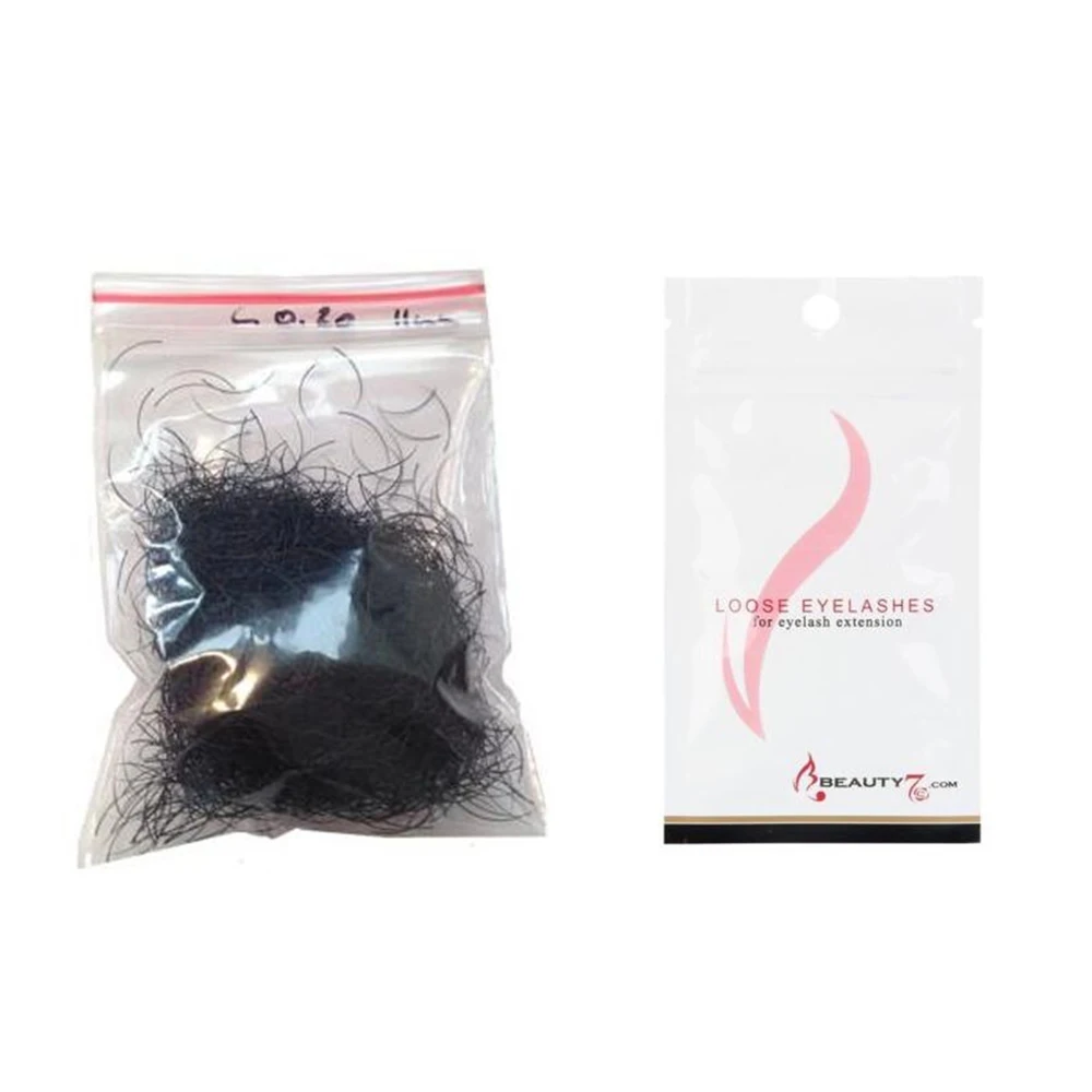

BEAUTY7 1g 0.25mm*8mm B Curl Makeup False Eyelashes Loose Bulk Eyelash Extension Mink Eyelashes Handmade Individual Eyelashes