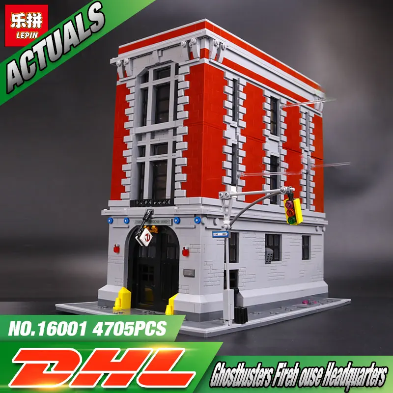 LEPIN 16001 4695Pcs Ghostbusters Firehouse Headquarters