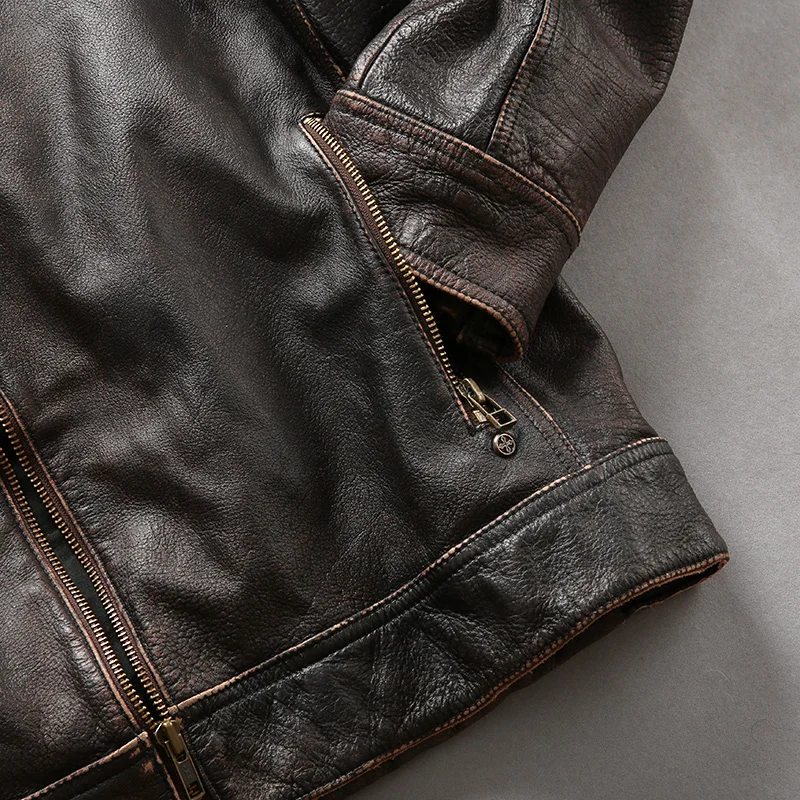 Factory-2018-New-Men-3D-Skull-Motorcycle-Genuine-Leather-Jacket-100-Real-Soft-Cowhide-Slim-fit (5)