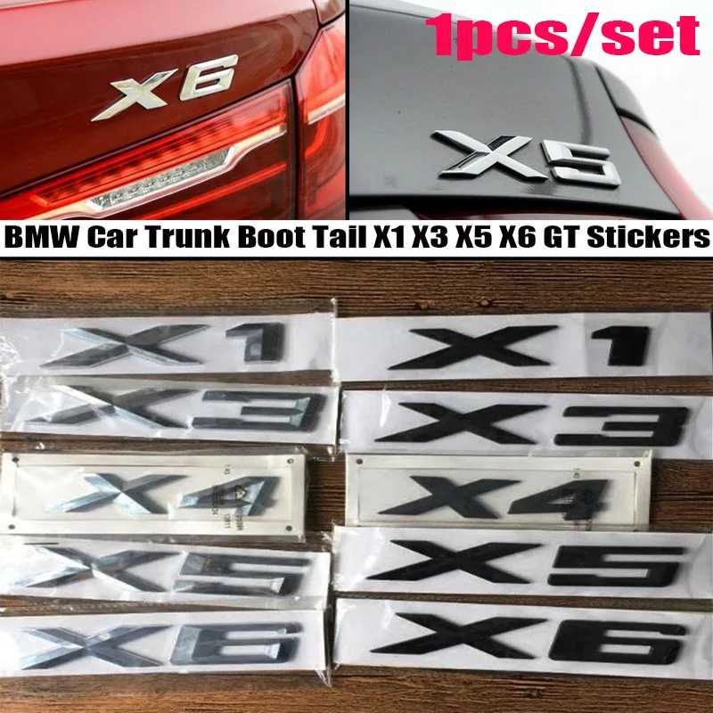 1 مجموعة سيارة التصميم ABS السيارات الجذع الخلفية ملصق شعار شارة ل BMW X1 X3 X5 X6 GT ملصق الخطابات بطاقة شعار اكسسوارات السيارات 1 مجموعة سيارة التصميم ABS السيارات الجذع الخلفية ملصق شعار شارة ل BMW X1 X3 X5 X6 GT ملصق الخطابات بطاقة شعار اكسسوارات السيارات