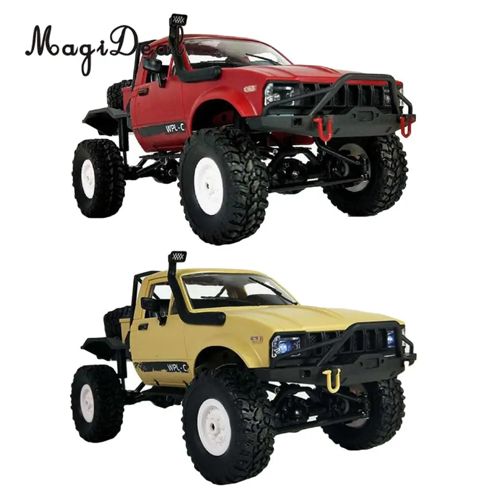 

MagiDeal 1/16 Scale 2CH 4WD RC Vehicle 2.4G Buggy Truck Remote Control Racing Car for Children Kids Toy Birthday Xmas Gift