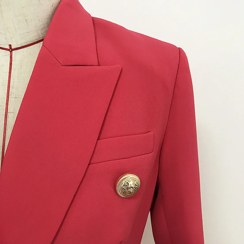 Europe and America women's double-breasted jackets Chic OL elegant blazers coat A537
