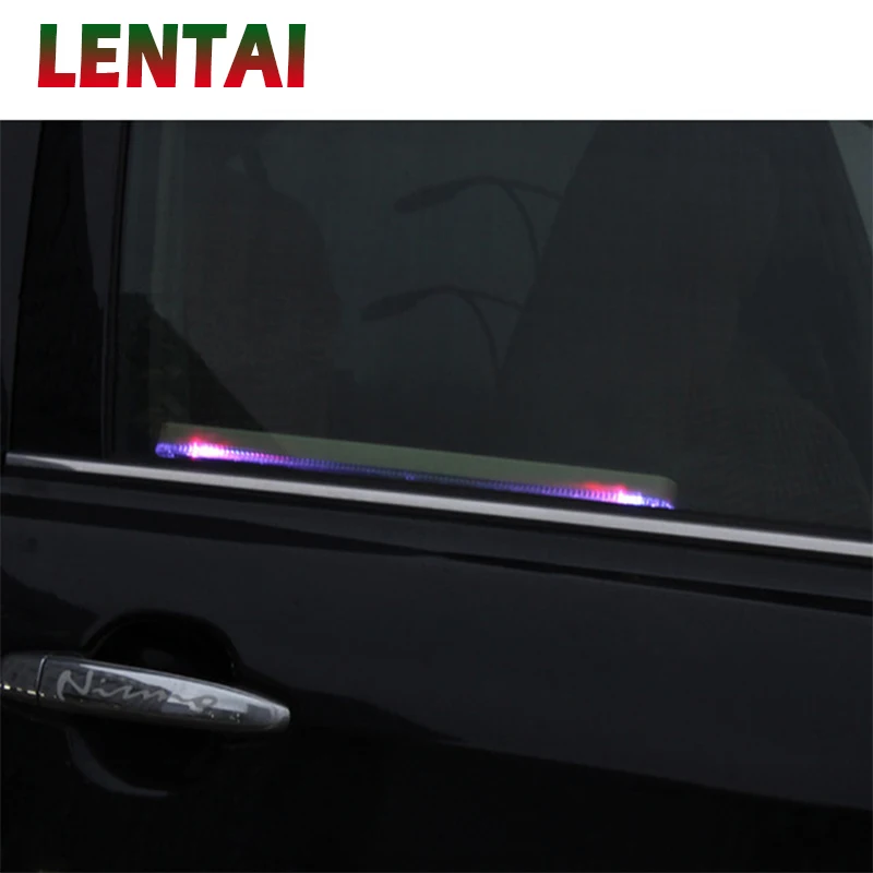 LENTAI 1 шт. автомобильный оконный Солнечный атмосферный светильник светодиодный