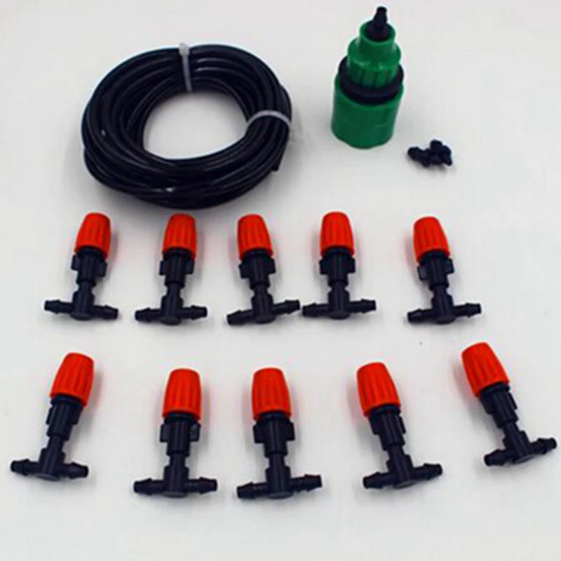 10m 4/7" Micro Spray Irrigation System Outdoor Irrigation Equipment