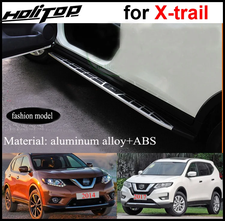 

Running board side step foot pedal board for Nissan Rogue X-trail 2014 2015 2016 2017 2018,"fashion" hot model,quality guarantee