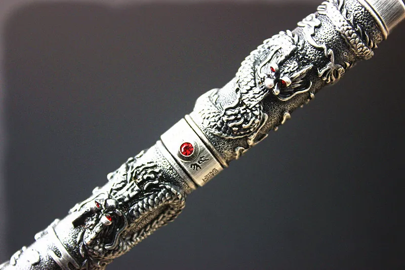 Jinhao перьевая ручка с восточным драконом металлические чернильные ручки 0 7 мм