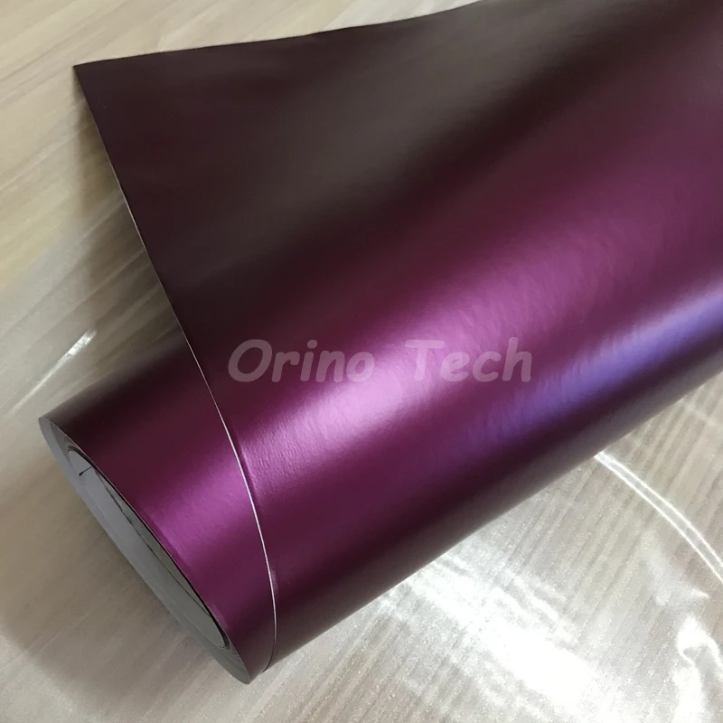 Deep Purple Satin Metallic Vinyl Film Wrap-5