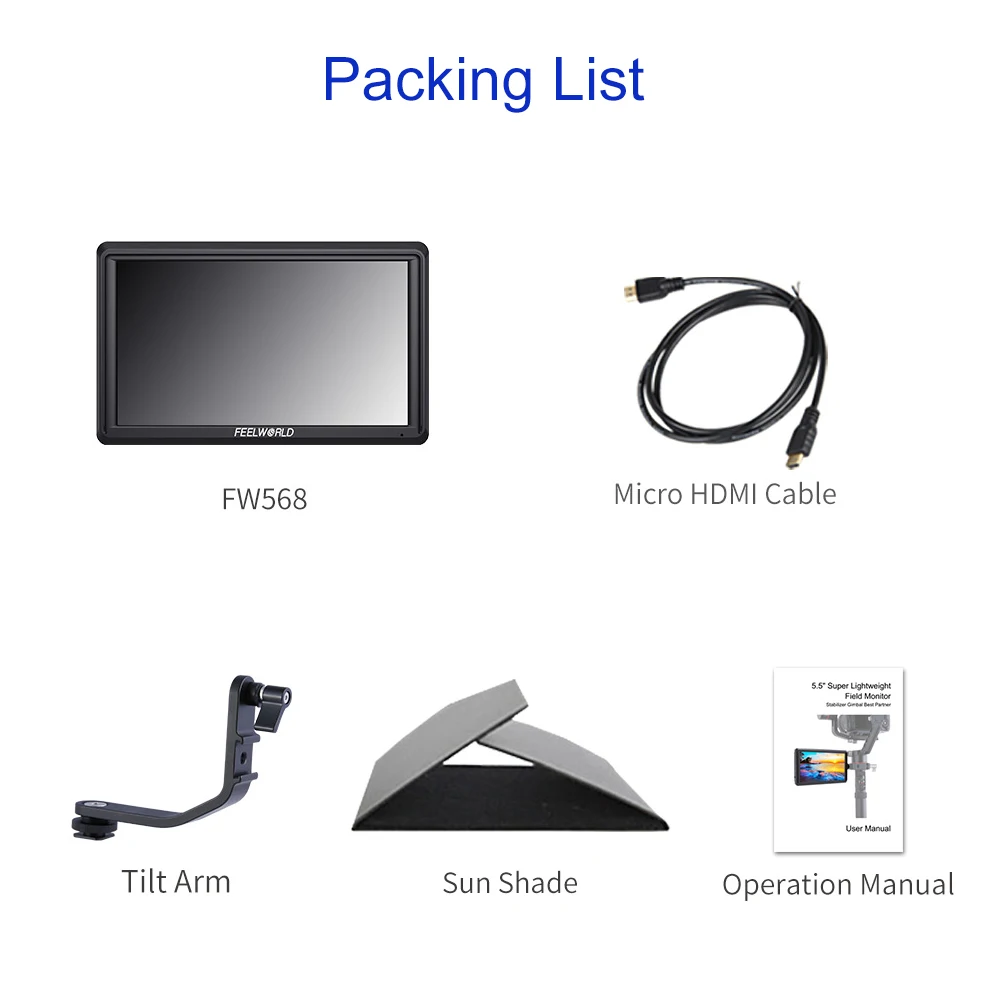 packing list