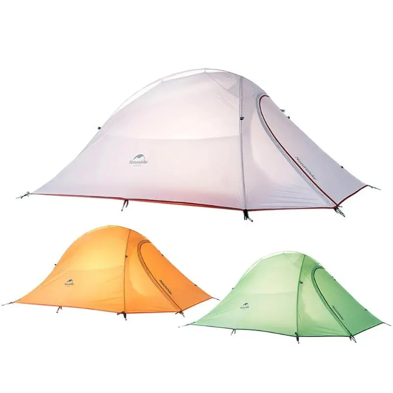 

Ultralight 2-Person Outdoor Camping Tent Silicone Coating Waterproof Hiking Tent With Mat Double Person Winter Tent