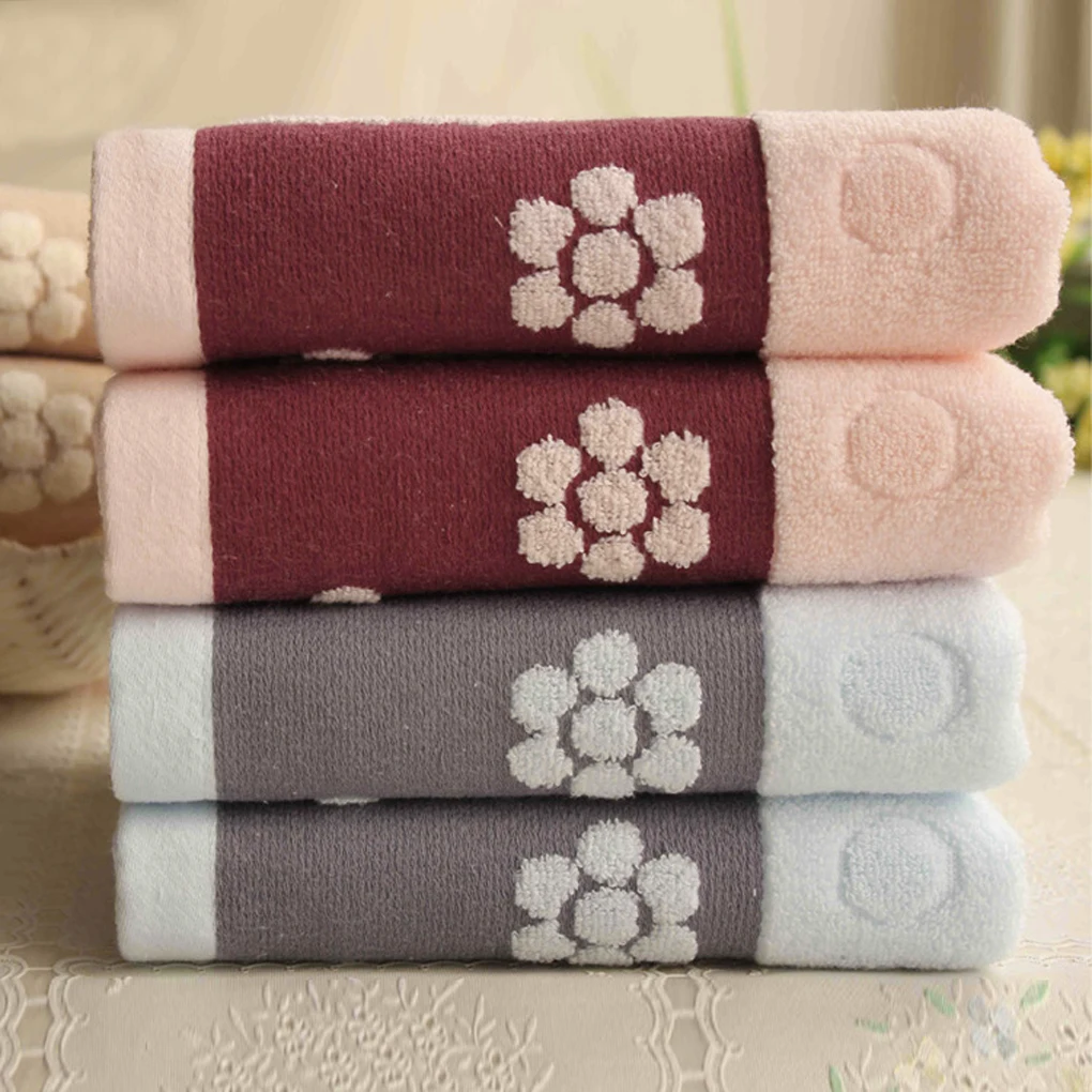 

100% Cotton Face Wide Towel Bath Towel Soft Cotton Beauty Towel Bathroom Products 3 Color