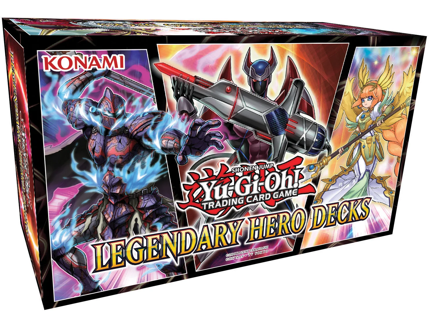 

YuGiOh! Legendary Hero Decks: 3 50-Card Structure Decks Inc Ascension Sky Dragon