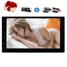 Android 7.1 Car Stereo Octa-core Double Din 7” no DVD Player GPS Navigation Radio Receiver Bluetooth/WiFi+Wrieless Back Camera