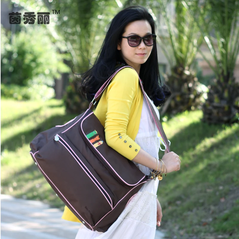 

Waterproof Messenger Diaper Bag Large Capacity Multifunctional Maternity Mother Bag New British Style Fashion Baby Stroller Bags