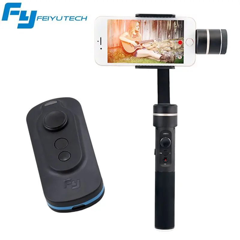 Feiyu FY SPG C 3 Axis Handheld Gimbal with Remote Control for Smartphone Stabilizer for iphone