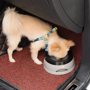 

Pet Car Travel Water Bowl Prevent Splashing Water Feeder Doggie Watering Bowl Pet Vehicle Carried Drinking Feeder