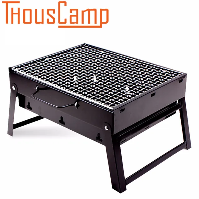 Portable Charcoal Grill Small Stainless Steel Bbq Foldable Portable Charcoal Grill Small Stainless Steel Bbq Foldable Barbecue Tools For Camping Outdoor Cooking