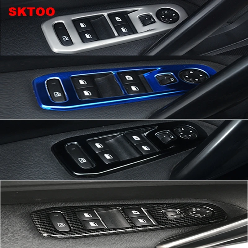 Оконный выключатель SKTOO с блестками для Peugeot 308 408 2014 2016|Лепнина интерьера| |