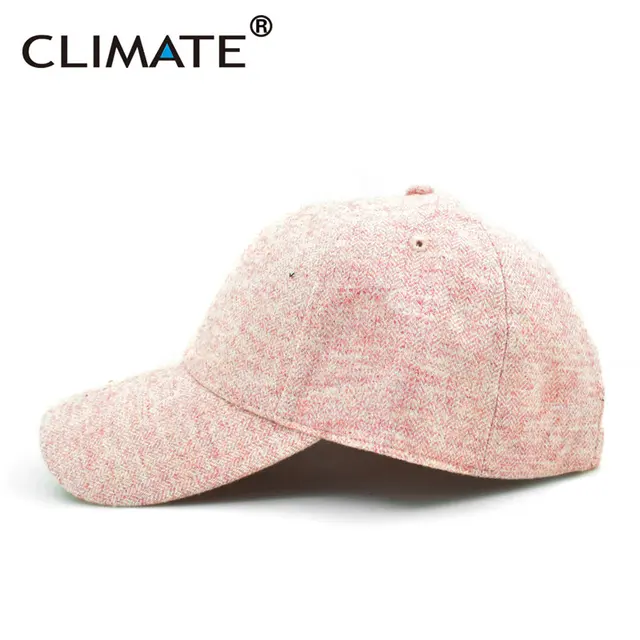 CLIMATE Men Women Baseball Caps No Logo Brushed Caps Blank Heavy Thick