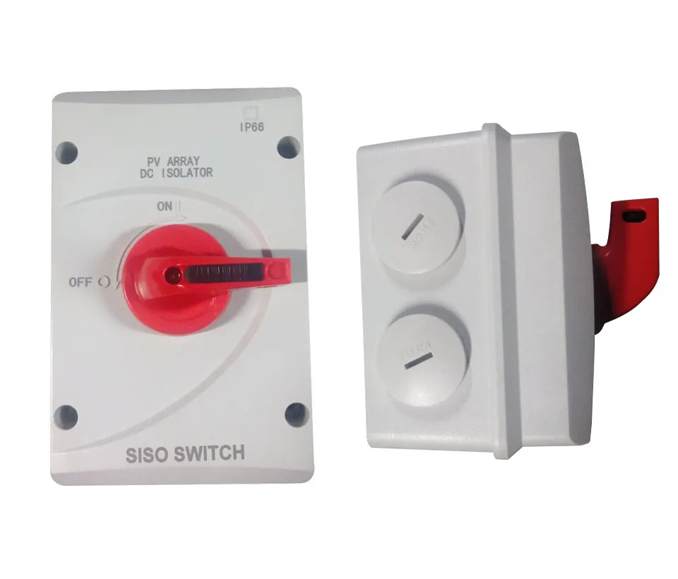 

1pcs lot High performance Solar Electrical Solar Protection Isolator 4P / 32A IP66 1200V for Solar Power System