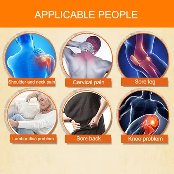 

20 Pcs Wormwood Self-heating Pad Neck Shoulder Cervical Body Pain Relief Paste Pad Moxibustion Dropshipping DFA