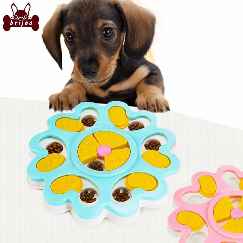 Brijoo Dog Toys Interactive Dog Toy Feeding Plates Stress Release