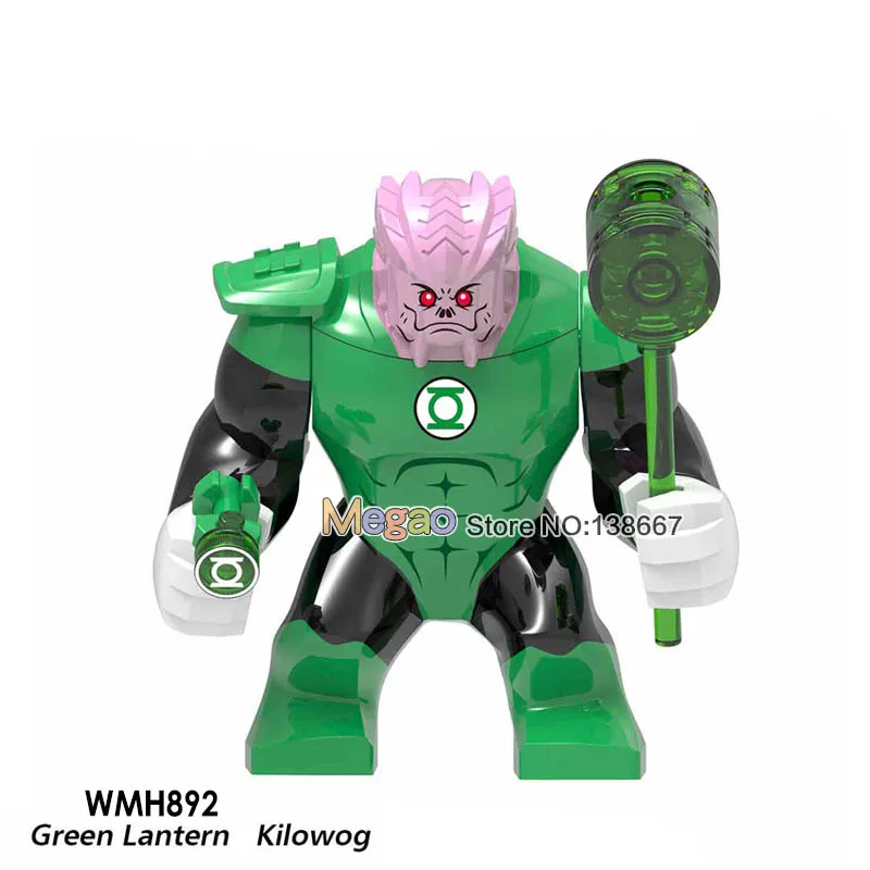 

DC Super Heroes Green Lantern Cape Clark Kent Superman Batman Robin Thanos Building Blocks Bricks Toys