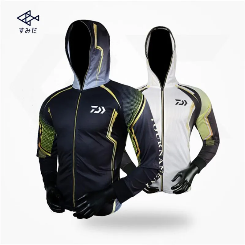 Men Sunscreen UV Fishing Breathable Quick Dry Outdoor Sportswear Mosquito Shirt