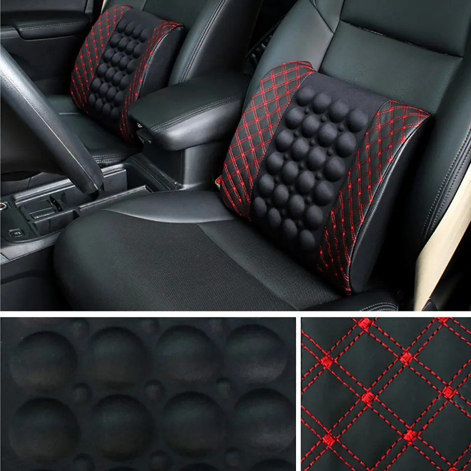 

Top Brand Car Electric Massage Cushion lumbar Massage Car Seat Back Cushion Waist support Car Accessories
