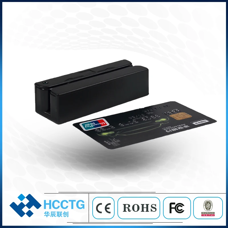 HCC 1 мм Головка Atm 3 трек Usb Считыватель магнитных полос HCC750|card reader|magnetic stripe card readercard