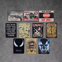 Demon Hero мужской стиль винтажный оловянный знак бар магазин домашний Настенный декор Ретро металлический художественный плакат