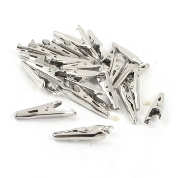 

Affordable 25Pcs Metal Insulated Alligator Clips Test Lead Crocodile Clamps
