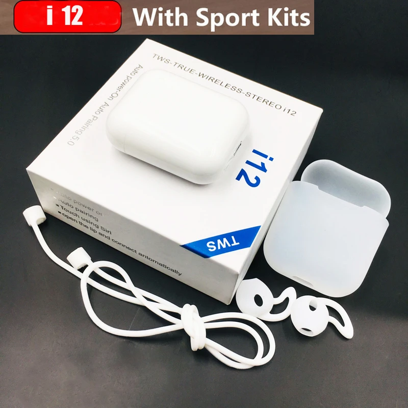 

Original i12 tws pk i30 tws Pop Up Bluetooth Earphones Wireless Touch Control Earbuds PK i200 i500