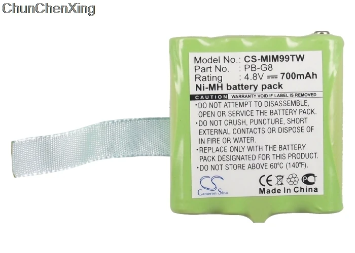 Аккумулятор Cameron Sino 700 мАч для Midland 456R G6 G8 BT M24 Plus M48 S M99 PMR446 SM400|Цифровые