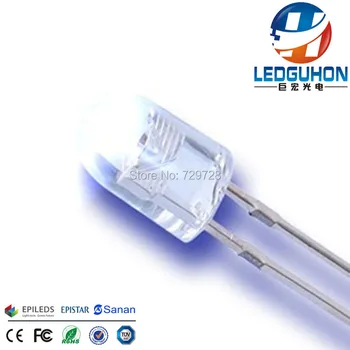 

5mm oval white led diode short lefs led white lamp