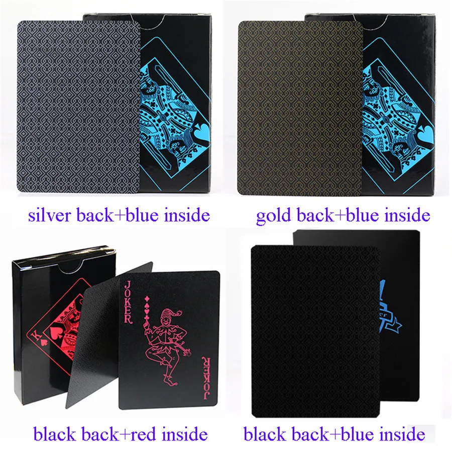 Durable PVC Waterproof Magic Playing Cards Poker Game Deck 54pcs Poker Set Board Game Plastic Magical Poker Card (1)