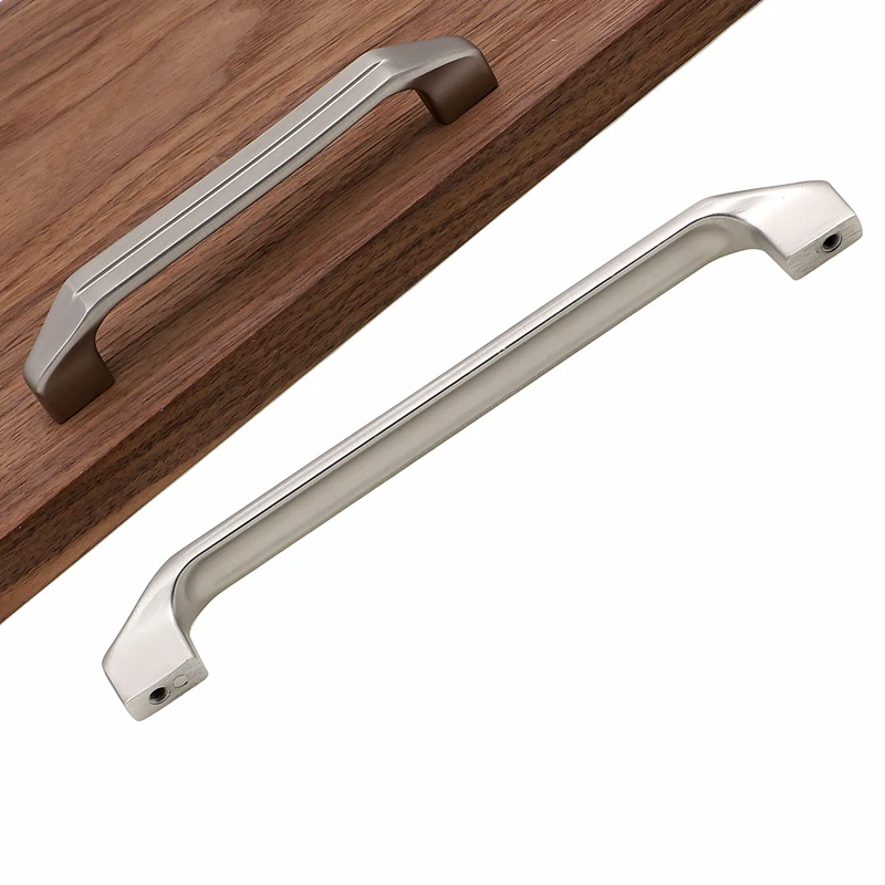 RUNBAZEF خزانة مطبخ حديث مقابض الصلبة لخزانة ملابس بأدراج مقابض باب الأطفال الأثاث أجزاء الاكسسوارات الأجهزة مضمد