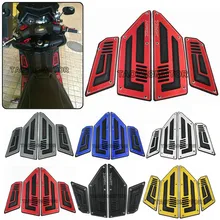 Pé para moto para moto, placa de pé para moto yamaha tmax530 tmax 530 t-max 530 2012 2013 2014-16 almofadas de placa de pino