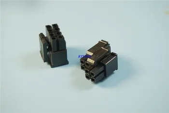 

10pcs 5557 4.2 mm 8 pin ( 4+4 ) Position Receptacle housing PSU ATX CPU EPS12V Power Connector Shell Slide Rail Design Dual Row