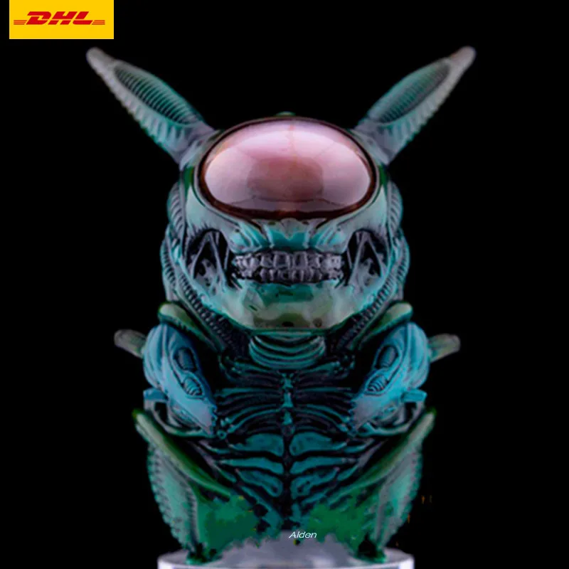 

4" Statue Aliens.vs.Predator Alien Full-Length Portrait GK Action Figure Collectible Model Toy BOX 10CM B434
