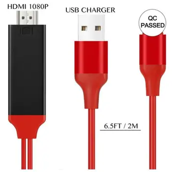 

Slimy TV Stick 1080P Full-HD HDMI Mirroring Airplay Cable For IOS Smart Phone HDMI USB Wired TV Sticks for IPhone 7 7S 6