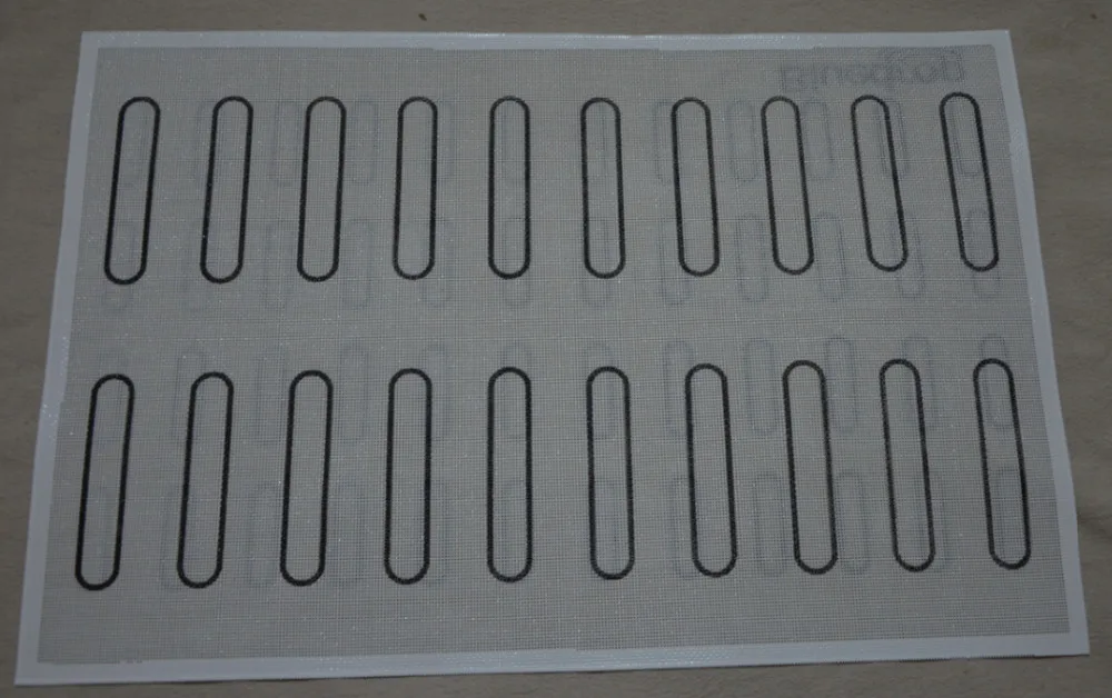 4.7 inch or 2.36 inch Eclair Baking Silicone Baking Mold Eclair 20 or 48 Cavity Non-Stick Lady finger Thumb Cake Mat